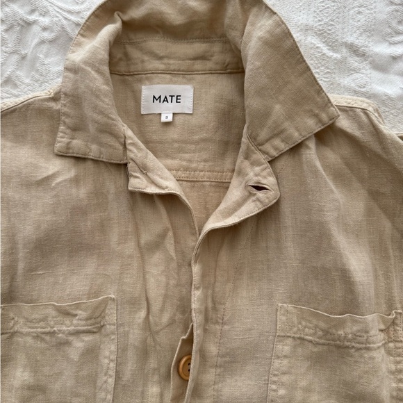 MATE the Label Tan Jumpsuit EUC - Picture 2 of 4